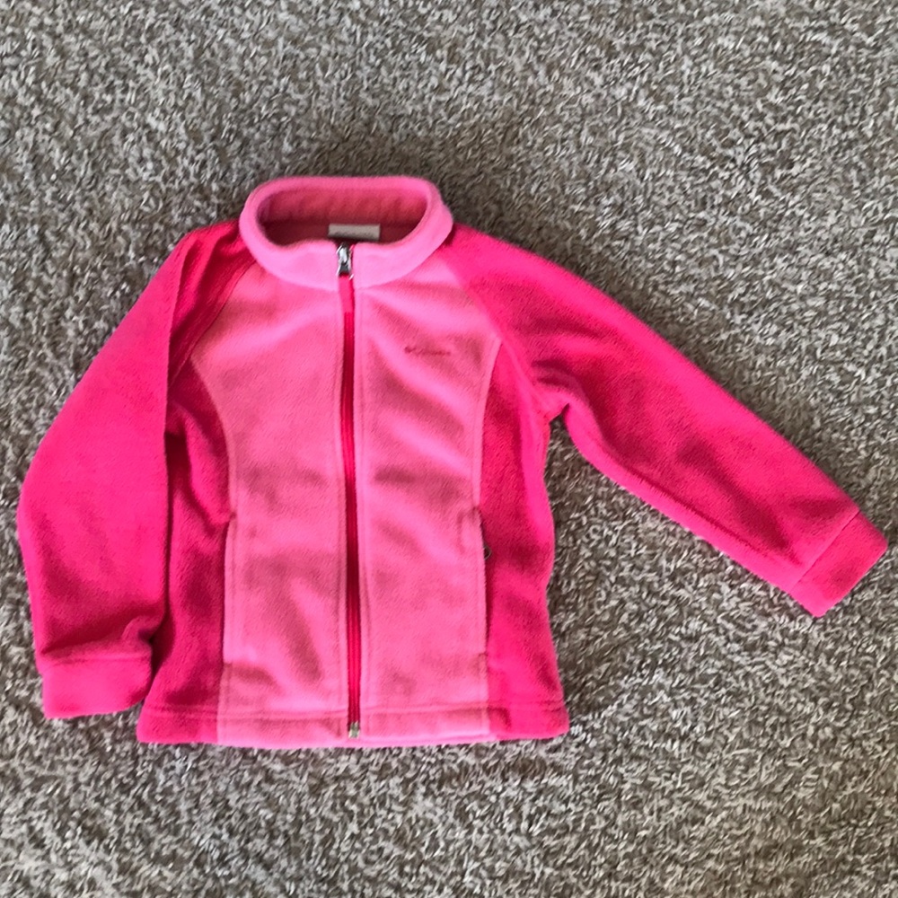 ❄️ ⛄️ Columbia Girls Two-Tone Pink Fleece ❄️ ⛄️